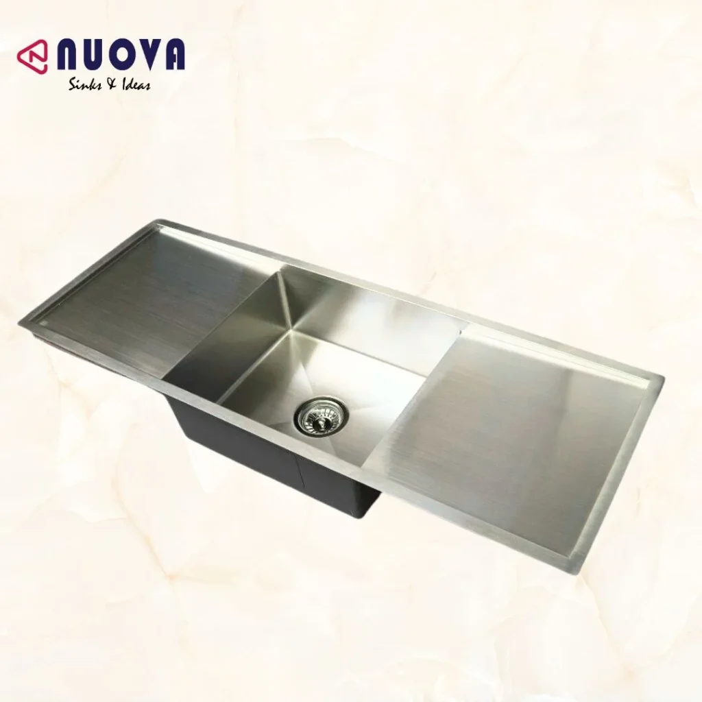 Double Bowl Sink with Double Drain Board – Kitchen Sink
