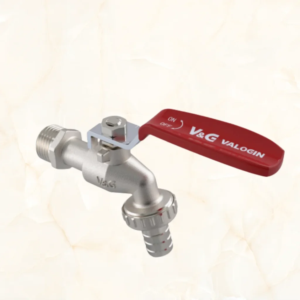 Brass Bibcock with Lever Handle