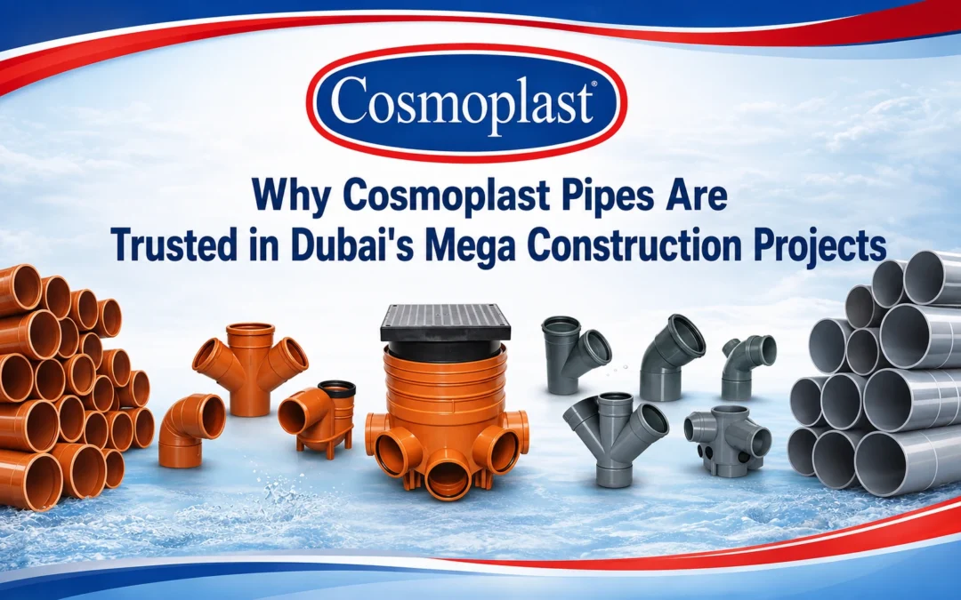 Why Cosmoplast Pipes Are Trusted in Dubai’s Mega Construction Projects