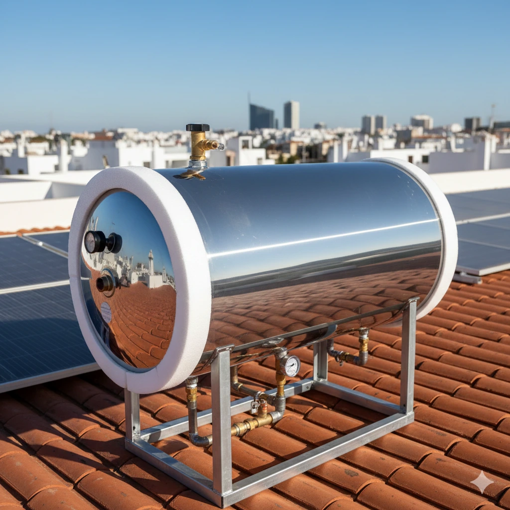 Solar water heater tank