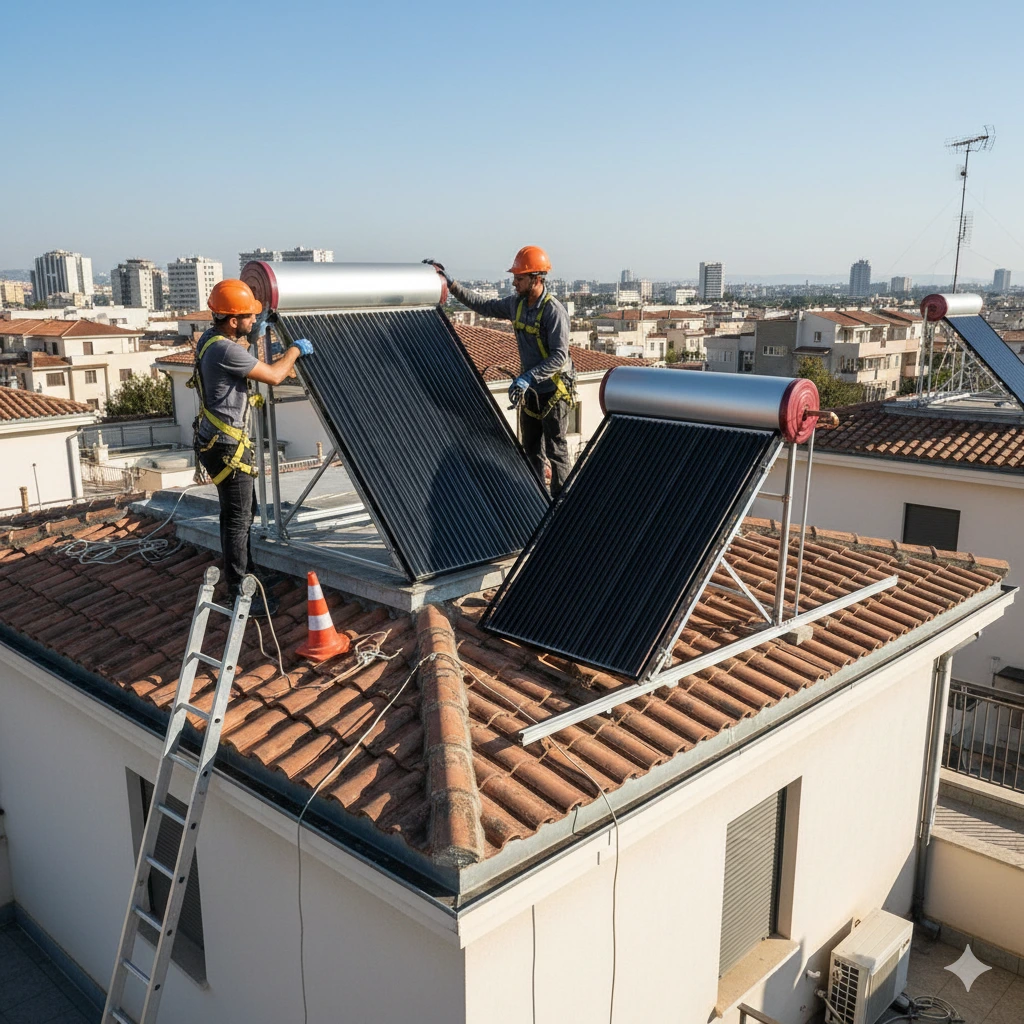 Solar water heater replacement